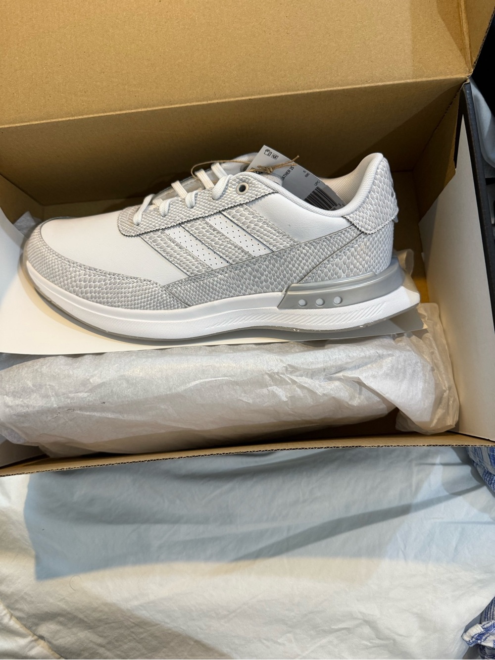 Adidas woman's White golf Shoes